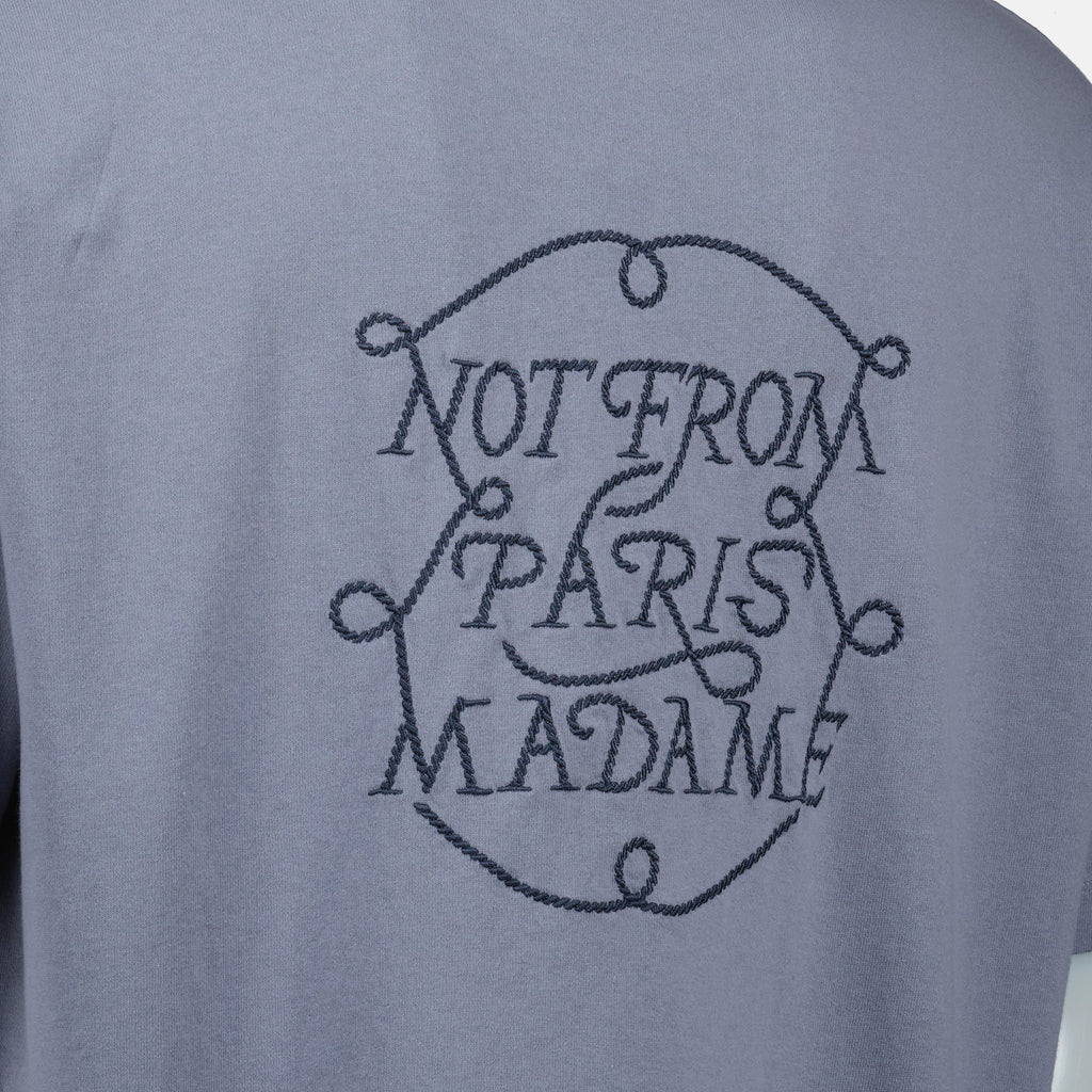 t shirt slogan tresse bleu drole de monsieur men 15241025290620