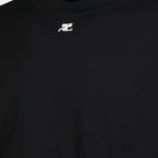 oversized black t shirt courreges men 15468446417276