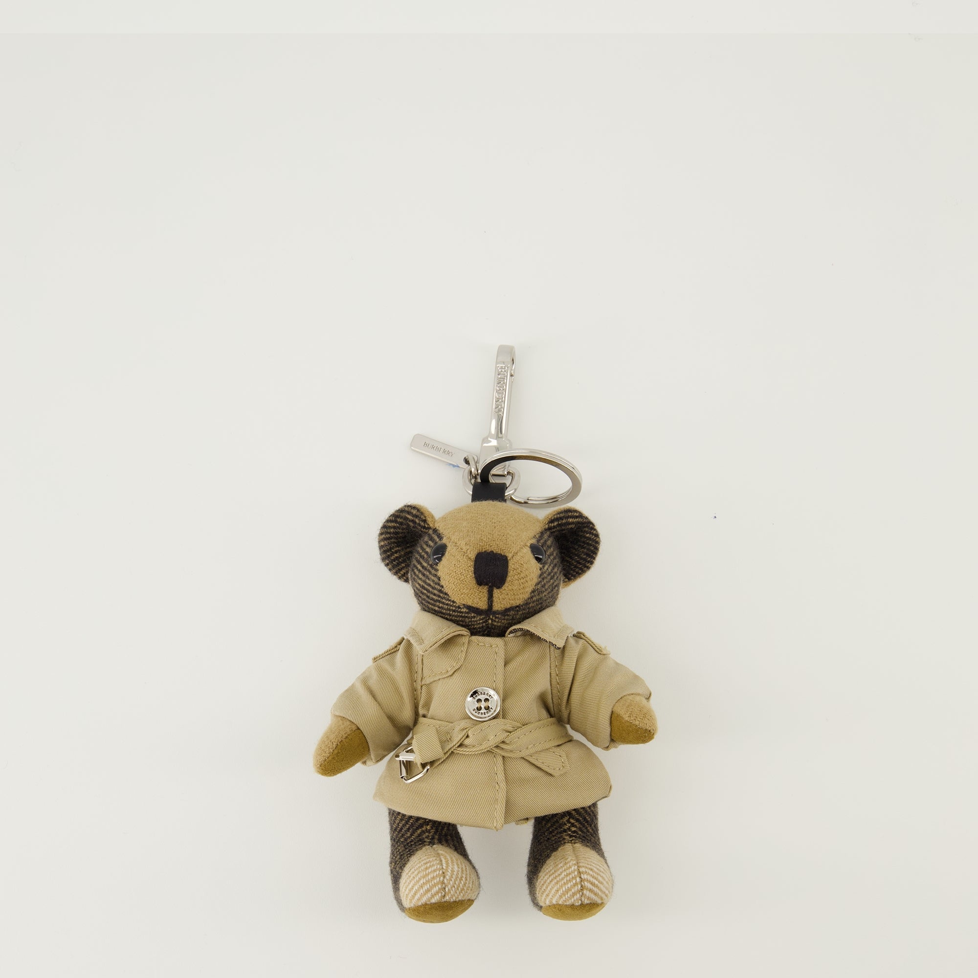 Image of Thomas Bear Beige Keychain by Burberry for Women - Season Spring-Summer 2026 - Front View