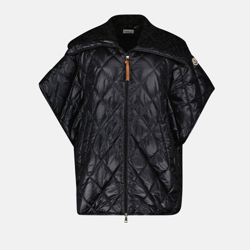 Quilted Black Cape