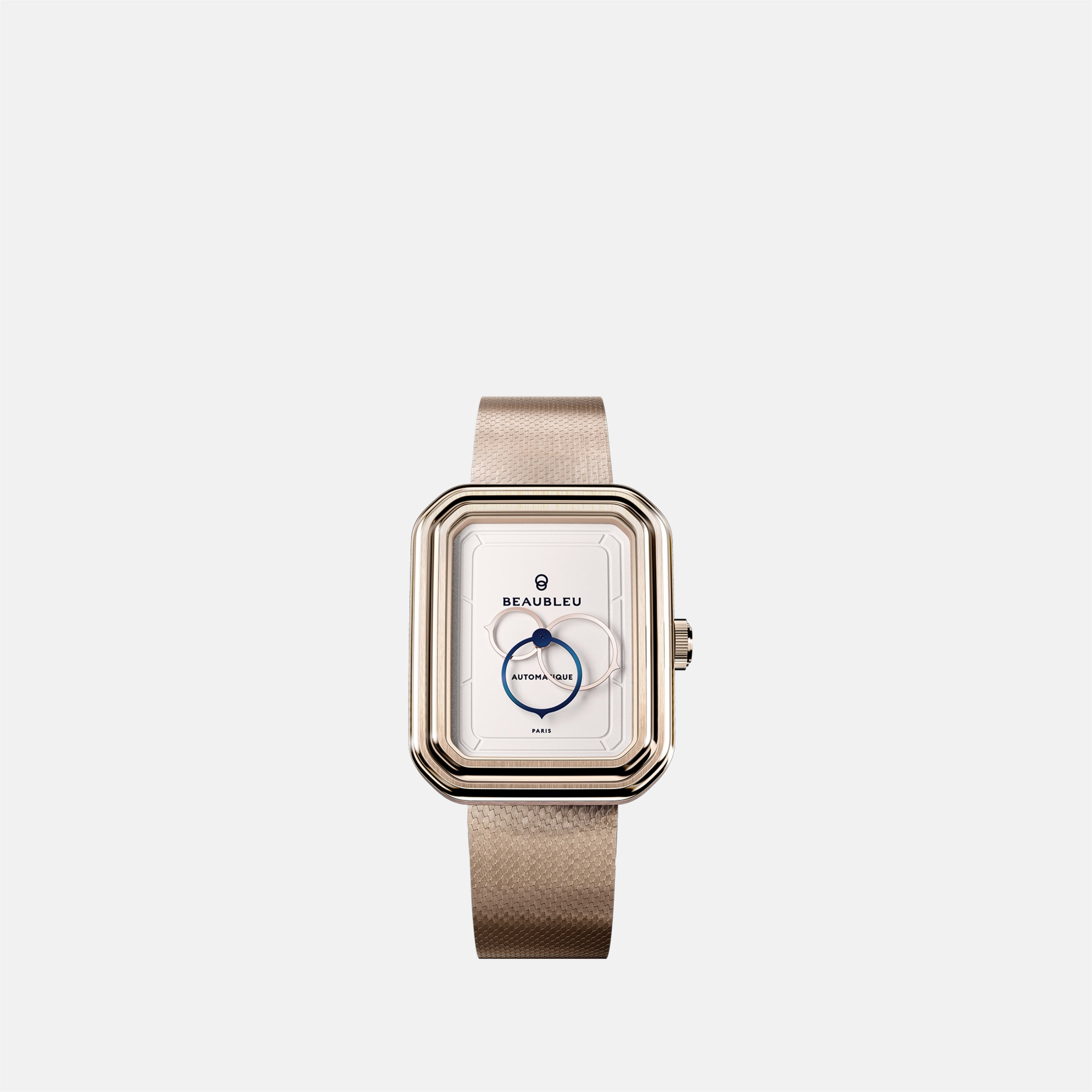 Montre Ecce Figura Lys Bracelet Acier Or Rose
