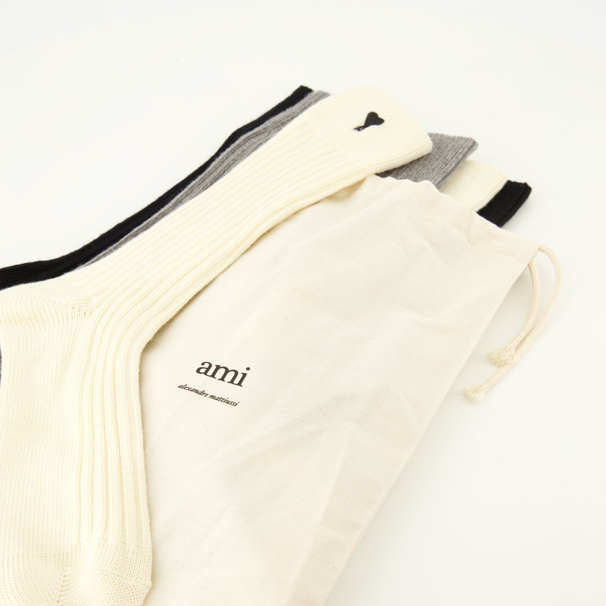 Ami de Coeur socks, cotton socks, unisex fashion, Ami Paris, socks collection