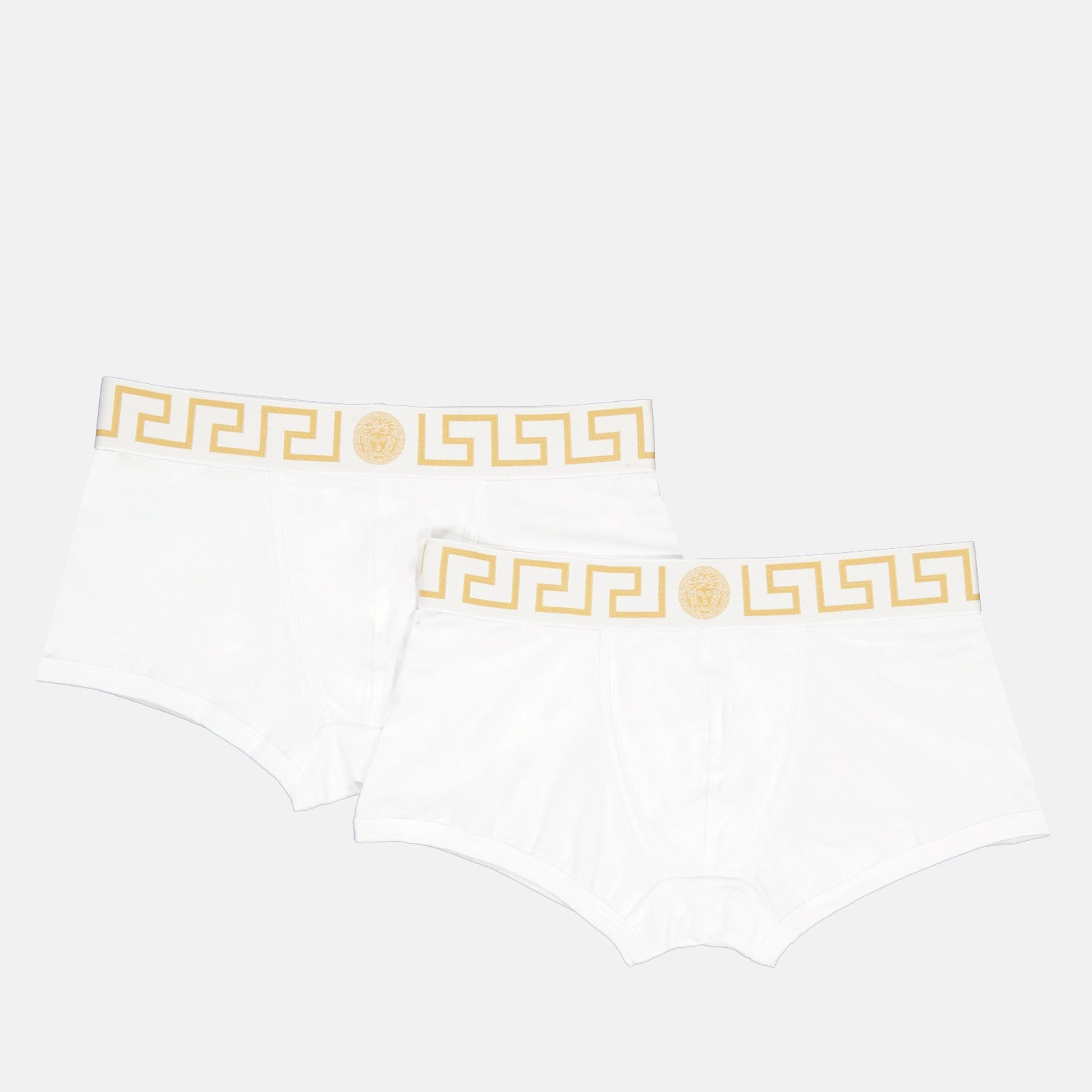 Versace underwear, luxury boxer briefs, white Medusa boxers, men's designer boxers, comfortable cotton boxers