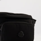 waist bag, nylon bag, Moncler accessories, black bag, designer waist bag