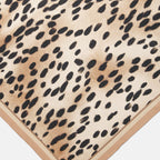 레오퍼드 프린트 실크 스카프 4G