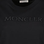 Image of Embroidered Logo T-Shirt by Moncler for Women - Season Spring-Summer 2026 - Product detail view 2