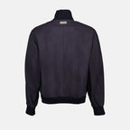 Image of Harrington Jacket with High Collar by Dior for Men - Season Autumn-Winter 2024 - Back View