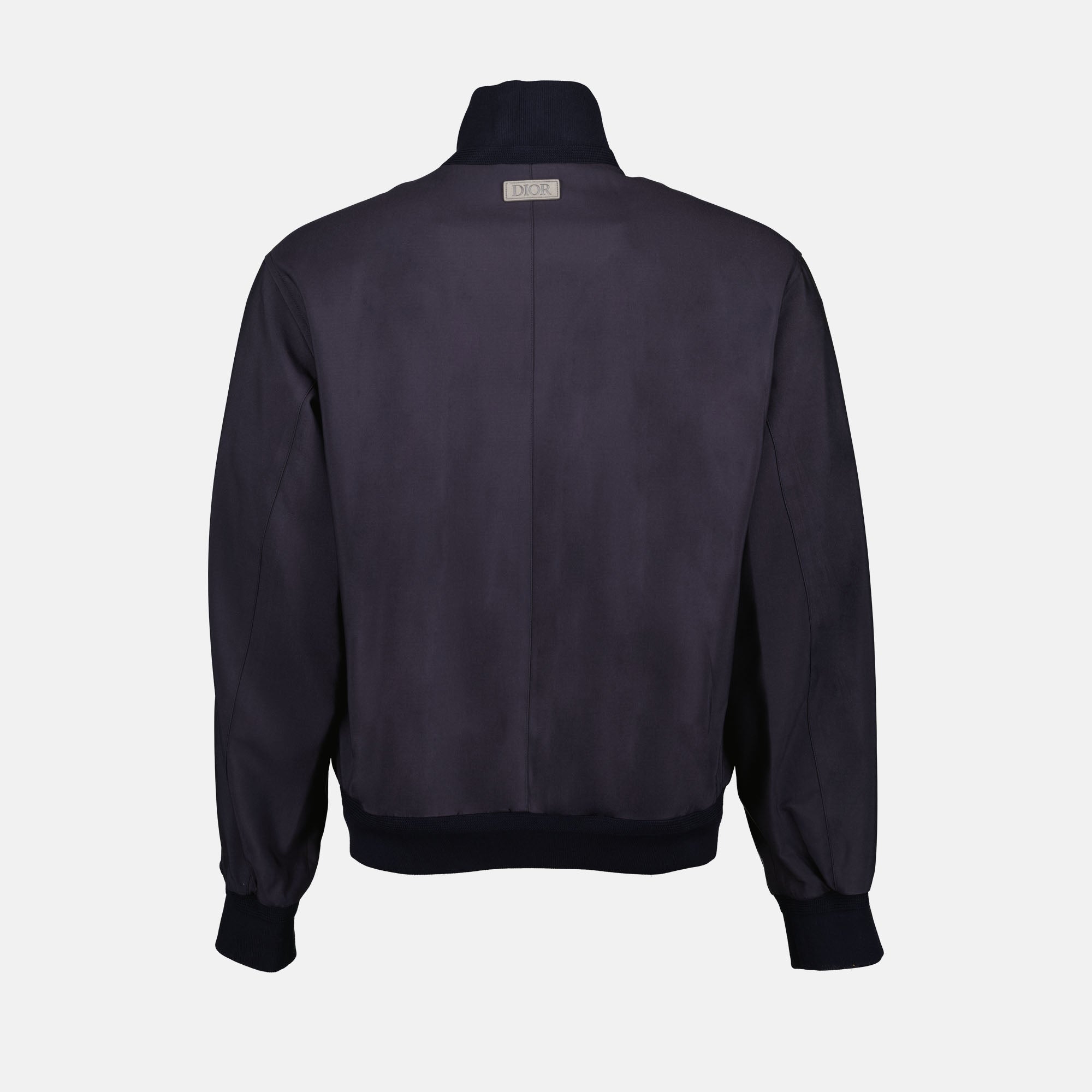 Image of Harrington Jacket with High Collar by Dior for Men - Season Autumn-Winter 2024 - Back View