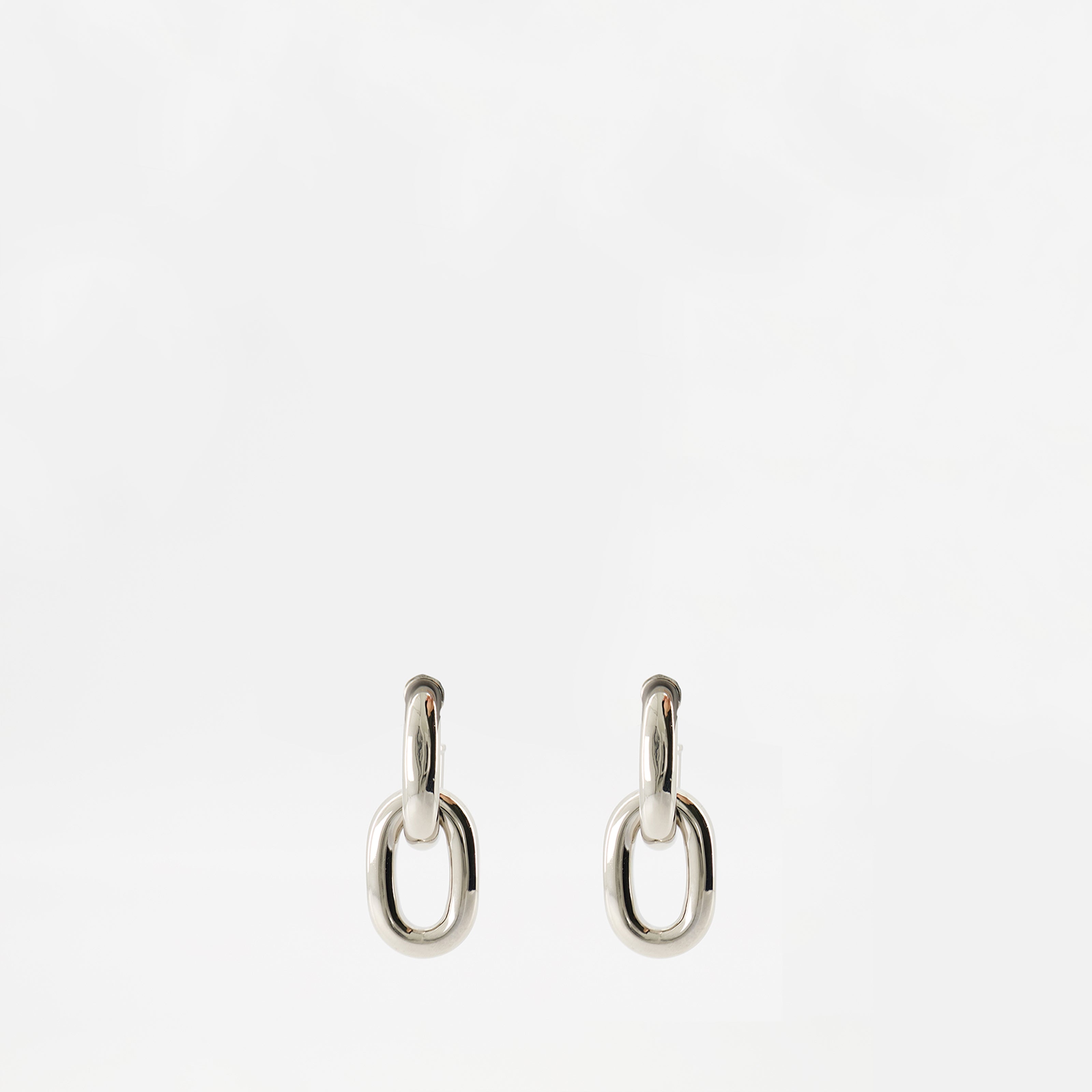 Link XL Silver Earrings
