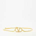 Image of Vlogo Chain Belt by Valentino Garavani for Women - Season Autumn-Winter 2025 - Front View