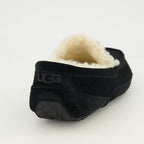 Immagine dei Chaussons Ascot Noir di Ugg per uomini - Stagione Primavera-Estate 2026 - Vista posteriore