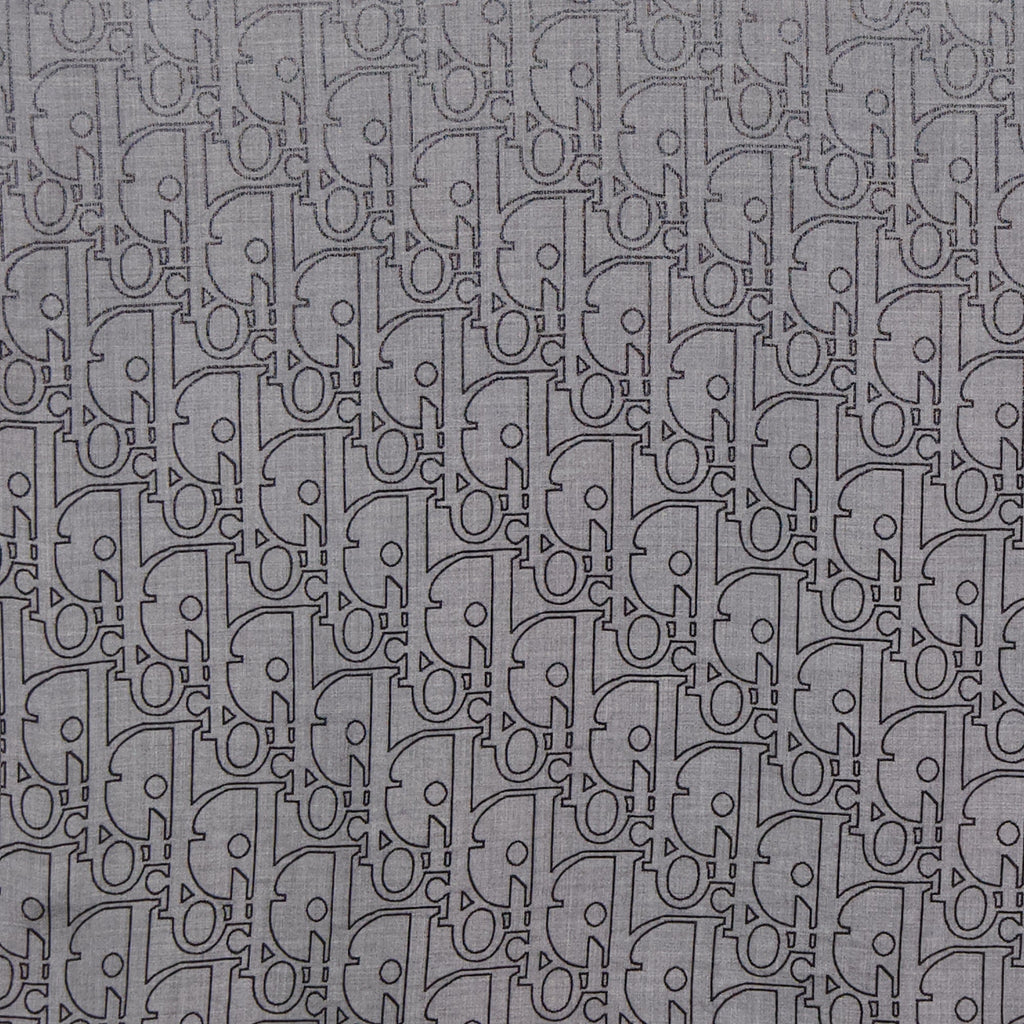 Dior scarf, gradient scarf, wool and silk scarf, black and grey scarf, men's accessories