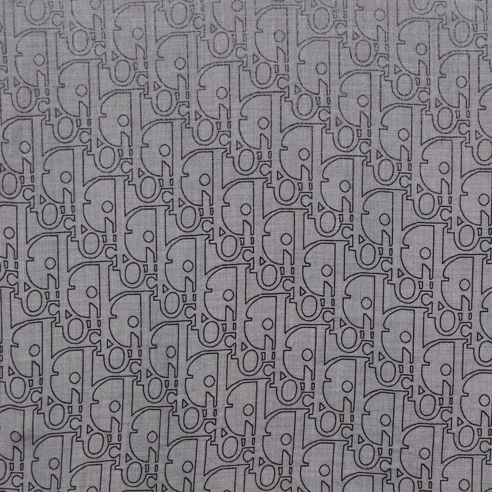 Dior scarf, gradient scarf, wool and silk scarf, black and grey scarf, men's accessories