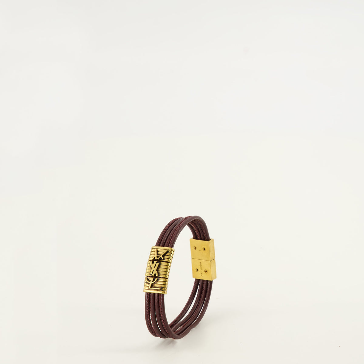 Bracciale in Pelle Bordeaux Cassandre