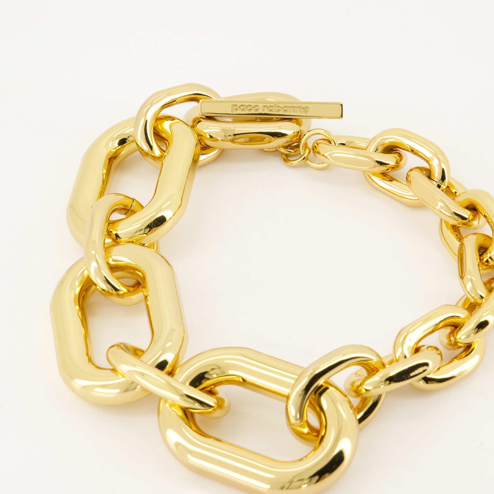 XL Link Necklace, Gold Necklace, Rabanne Jewelry, Designer Accessories, Fall-Winter 2024