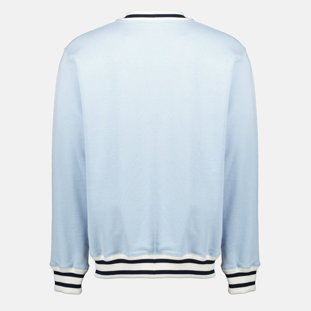 Himmelblaue Sport Sweatshirt - Drôle de Monsieur