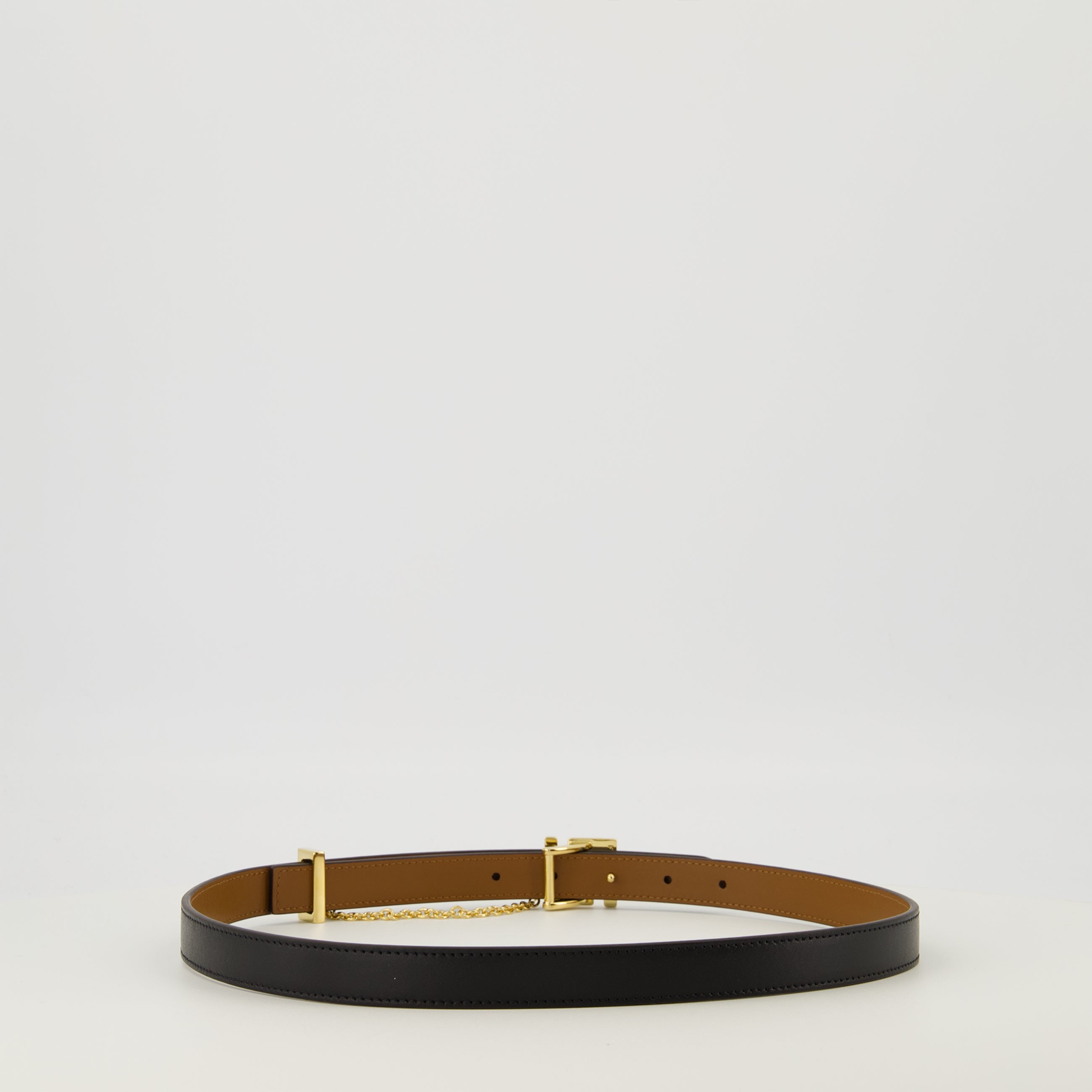 Image of FF Reversible Belt by Fendi for Women - Season Spring-Summer 2026 - Back View