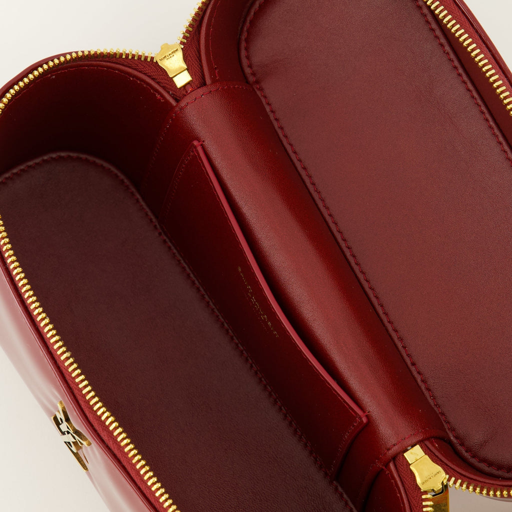 Gaby Vanity Bag in Red Patent Leather