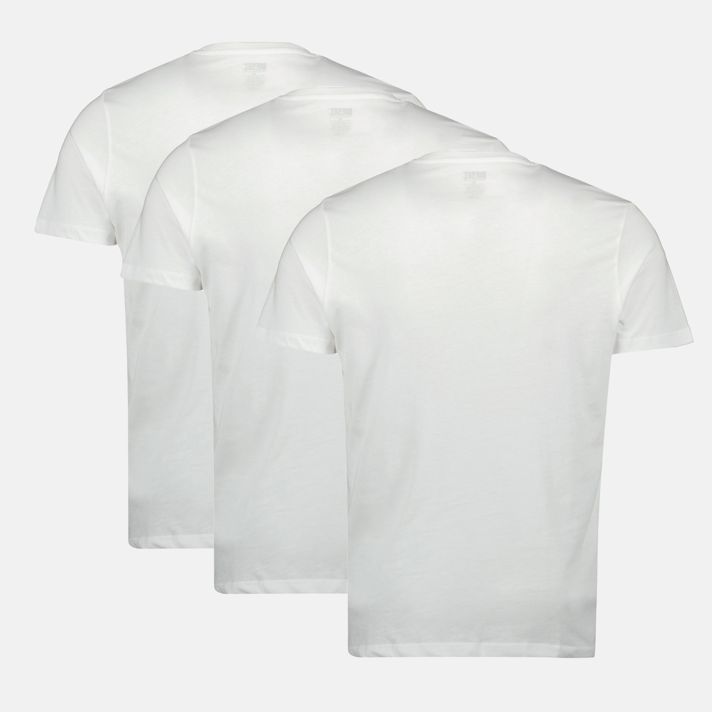 Diesel t-shirt, men's fashion, white t-shirt, FF motif, casual wear