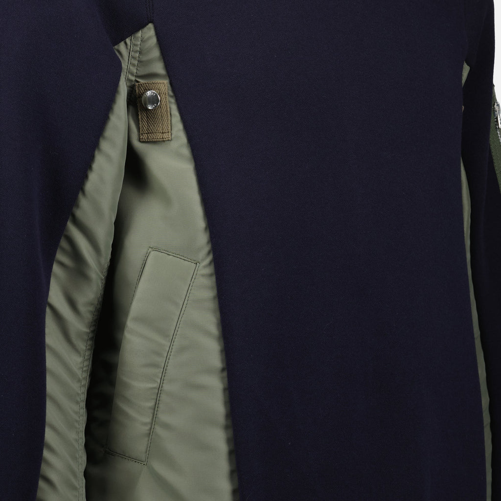 bi-material pull, Sacai, oversized fit, contemporary design, Autumn-Winter 2025