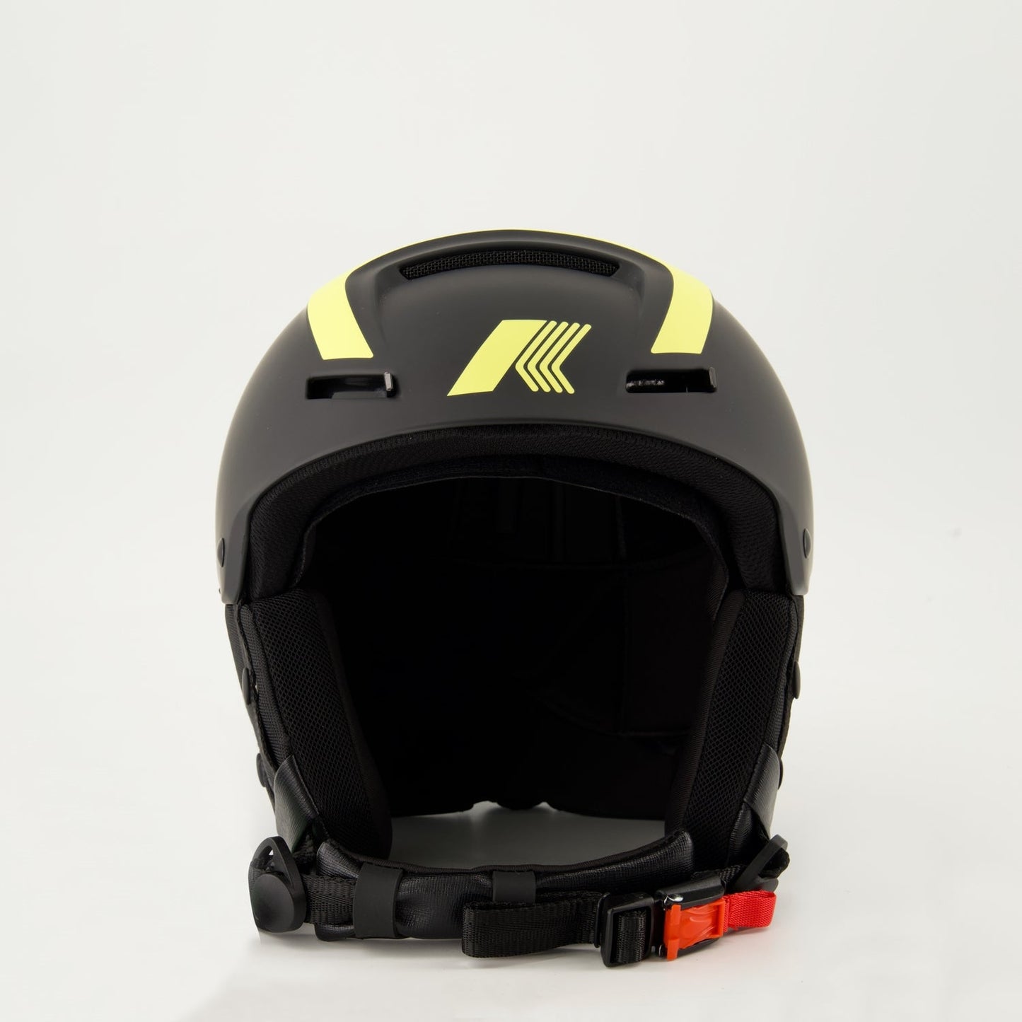 ski helmet, black helmet, Faito K-Way, winter sports gear, luxury ski accessories