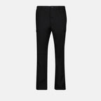Image of Black Cargo Pants by Moncler for Men - Season Autumn-Winter 2024 - Front View