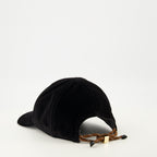 black velvet cap, Miu Miu accessories, adjustable cap, Spring-Summer 2026, velvet fashion