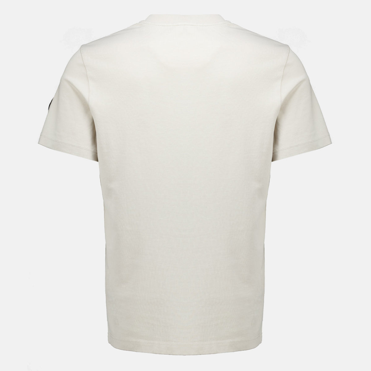 Camiseta blanca de algodón con logo