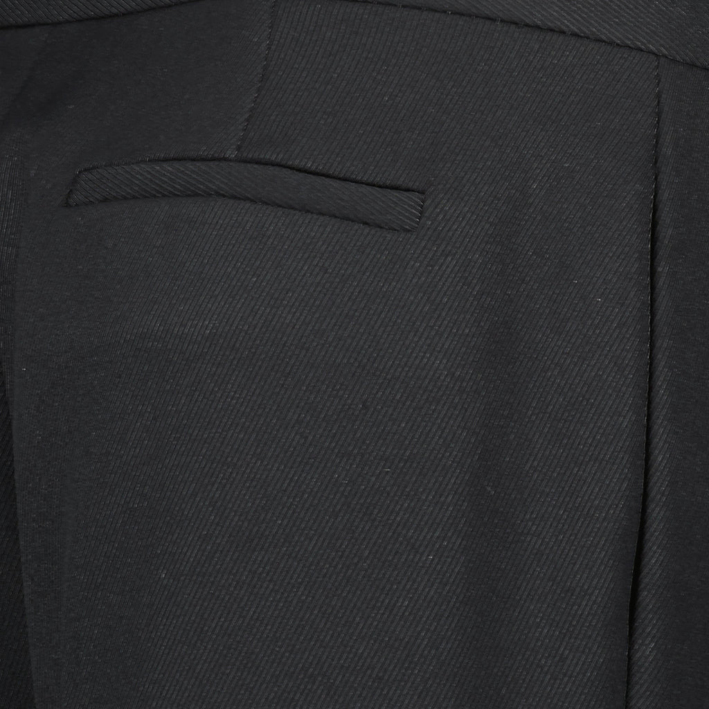 black trousers, carrot cut trousers, Moschino, women's fashion, Spring-Summer collection