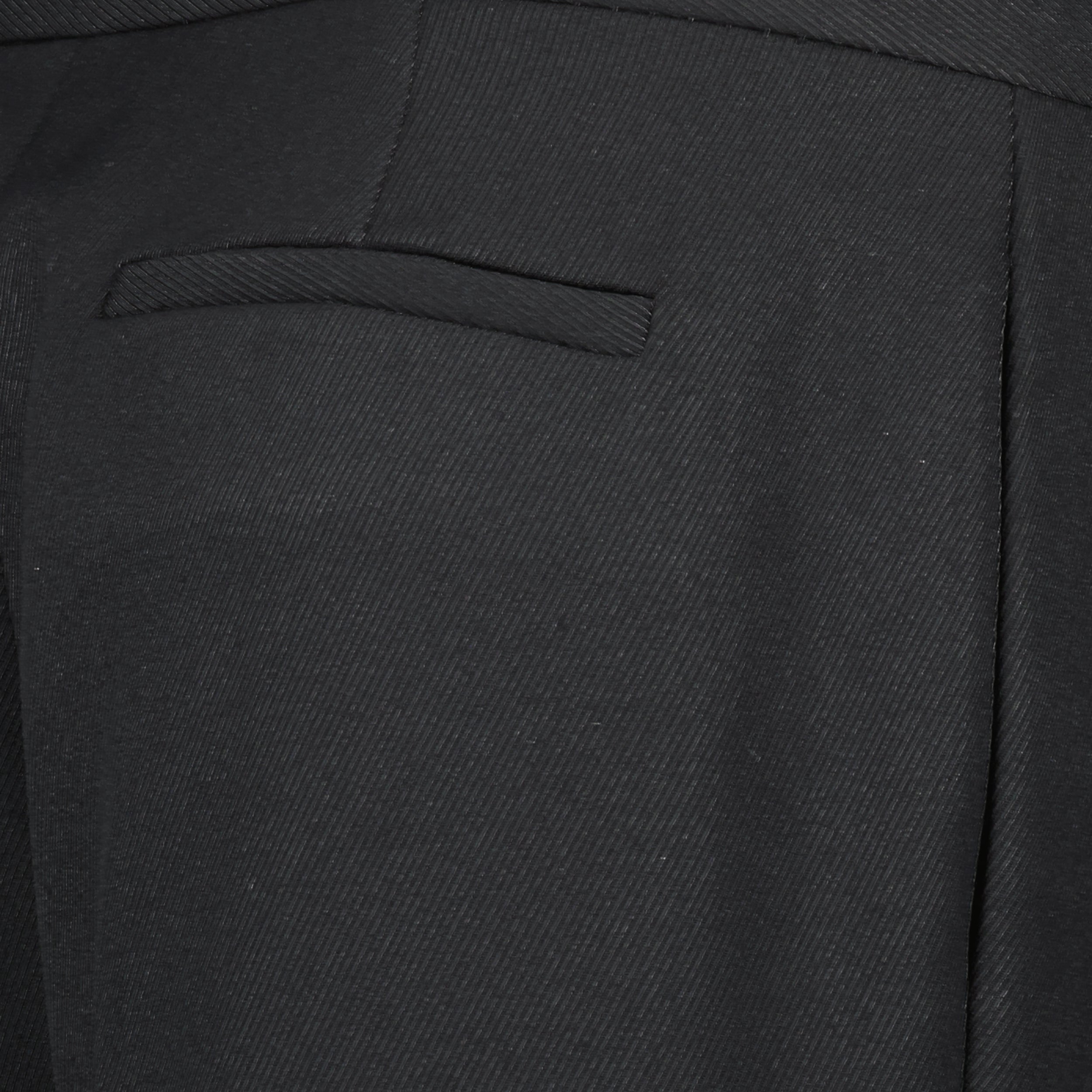 black trousers, carrot cut trousers, Moschino, women's fashion, Spring-Summer collection