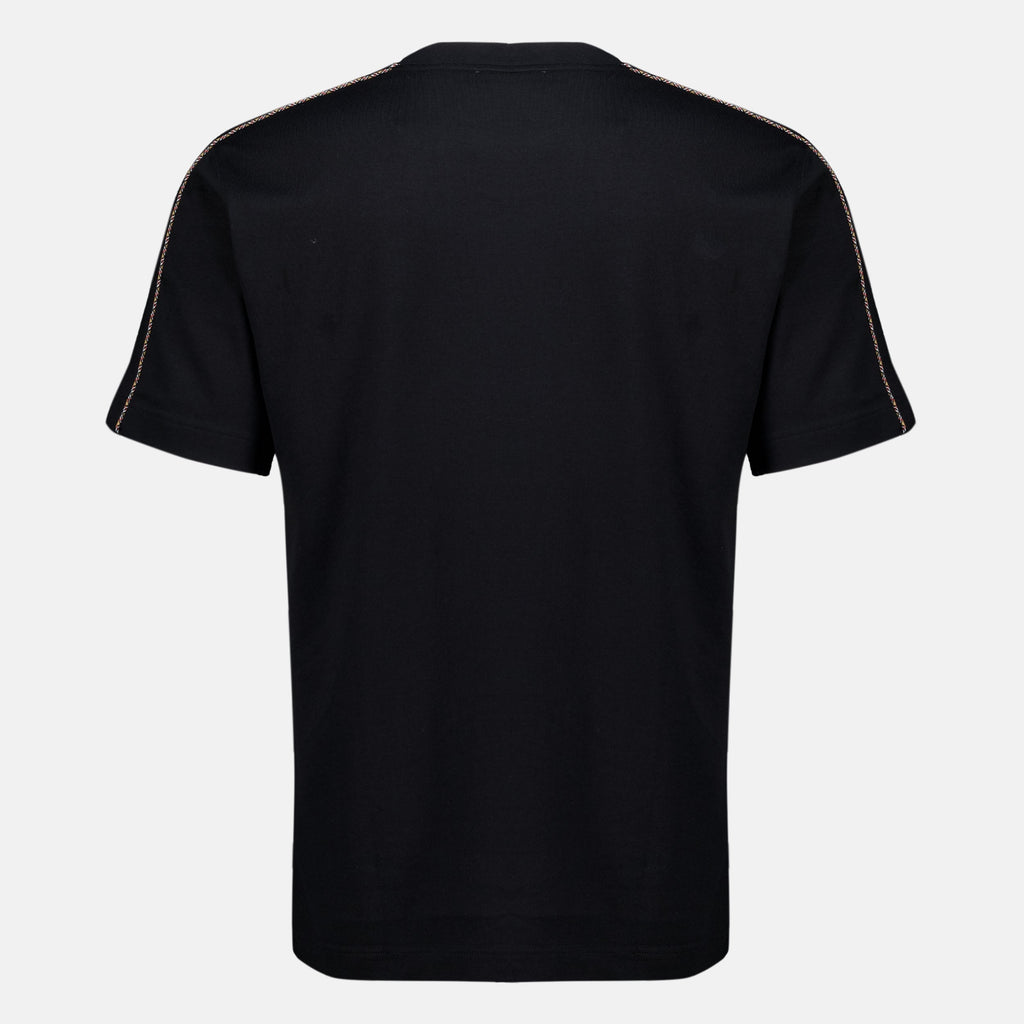 T-Shirt with Check Trim