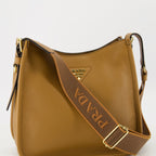 Prada hobo bag, camel leather bag, designer handbag, spring-summer collection, practical luxury accessories