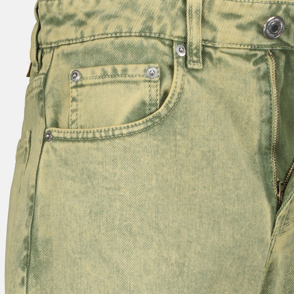 Kaki Weite Beinform Jeans