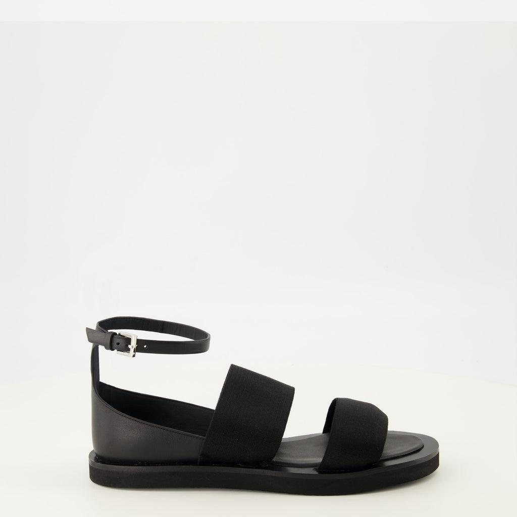 Sandali in Pelle Nera