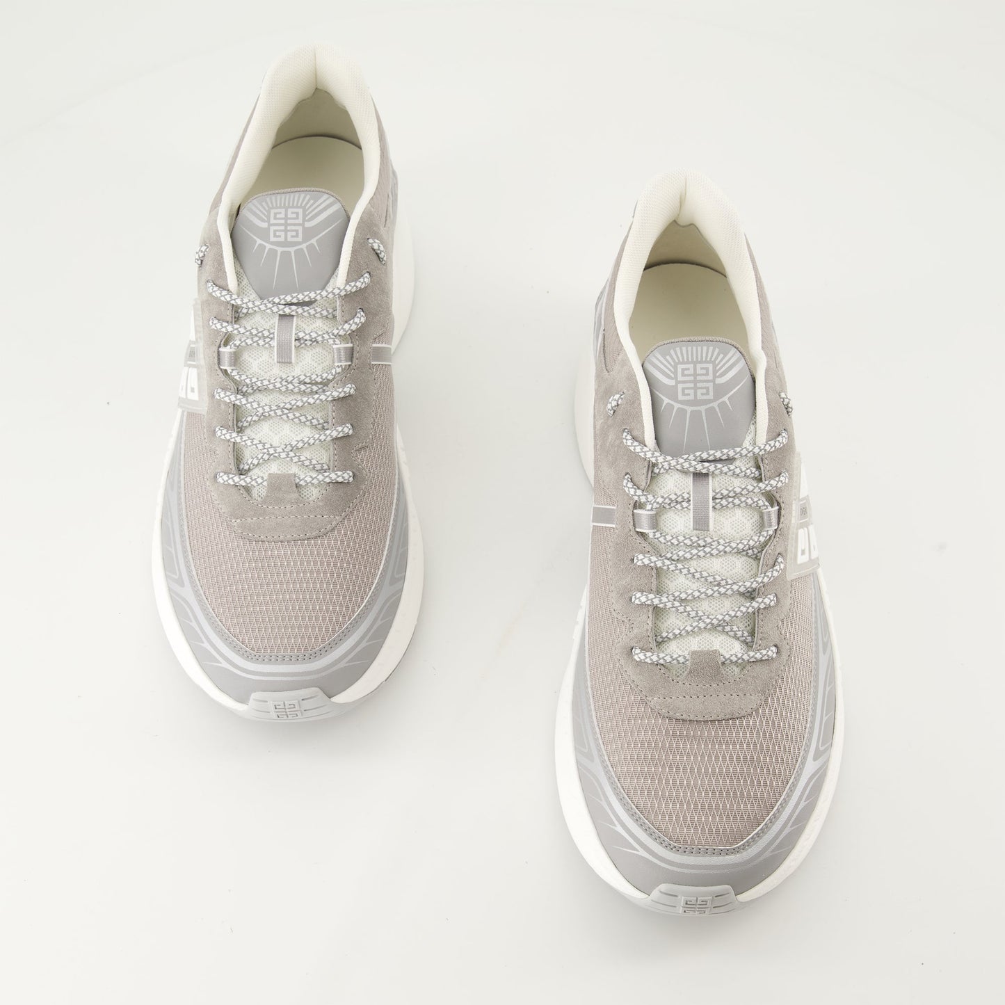 suede sneakers, mesh sneakers, grey sneakers, luxury footwear, Autumn-Winter collection