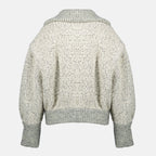 Immagine della giacca in bouclé grigia di Iro per donne - Stagione Autunno-Inverno 2025 - Vista posteriore