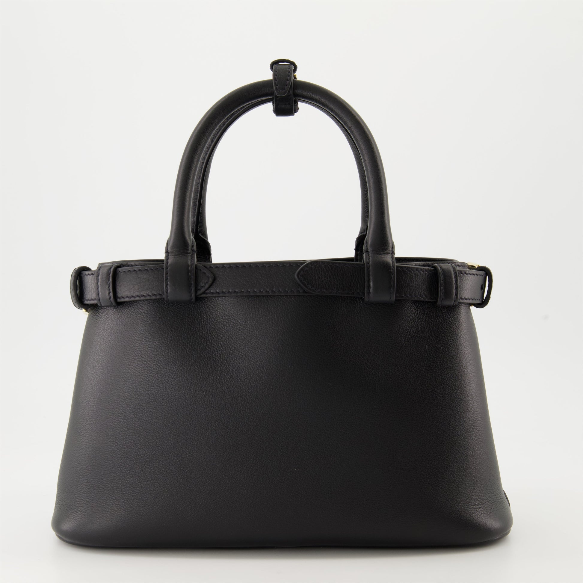 Prada, Buckle Bag, Black Leather, Luxury Handbag, Autumn-Winter 2024