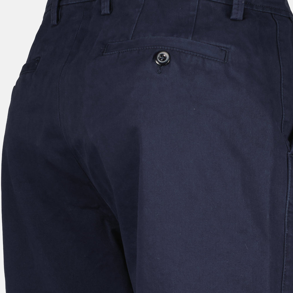 chino pants, navy blue chinos, cotton pants, straight cut pants, Officine Générale