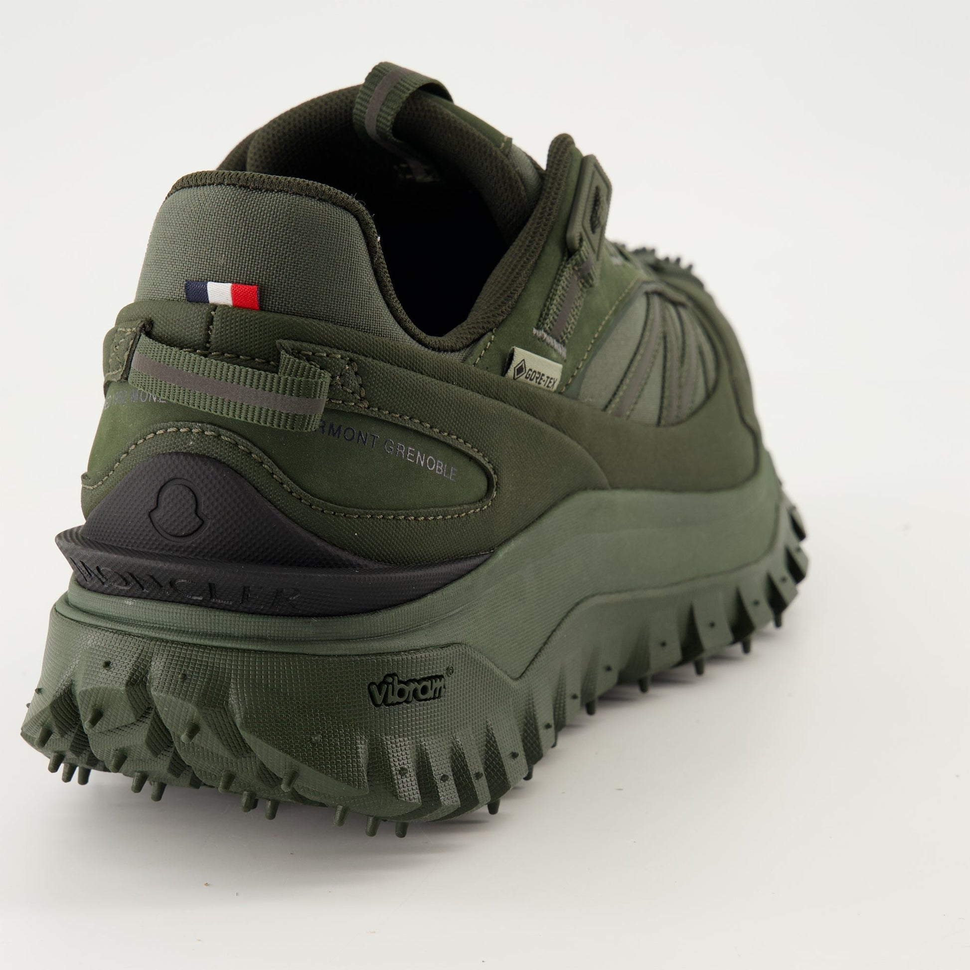 Trailgrip GTX, Moncler sneakers, khaki design, waterproof shoes, luxury footwear