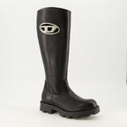 Bild der D-Hammer Stiefel von Diesel für Frauen - Saison Herbst-Winter 2025 - Front rechte Dreiviertelansicht
