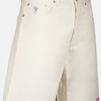 Dior shorts, white denim shorts, CD Heart Bermuda, luxury menswear, Dior Autumn-Winter 2024
