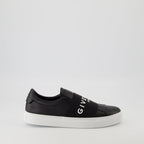 Image of Urban Leather Slip-On Sneakers by Givenchy for Men - Season Autumn-Winter 2025 - Right Side View