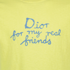 T-shirt, Dior, Hylton Nel, yellow T-shirt, embroidered logo