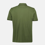 Image of Piqué Cotton Polo by Moncler for Men - Season Autumn-Winter 2025 - Detail View 2