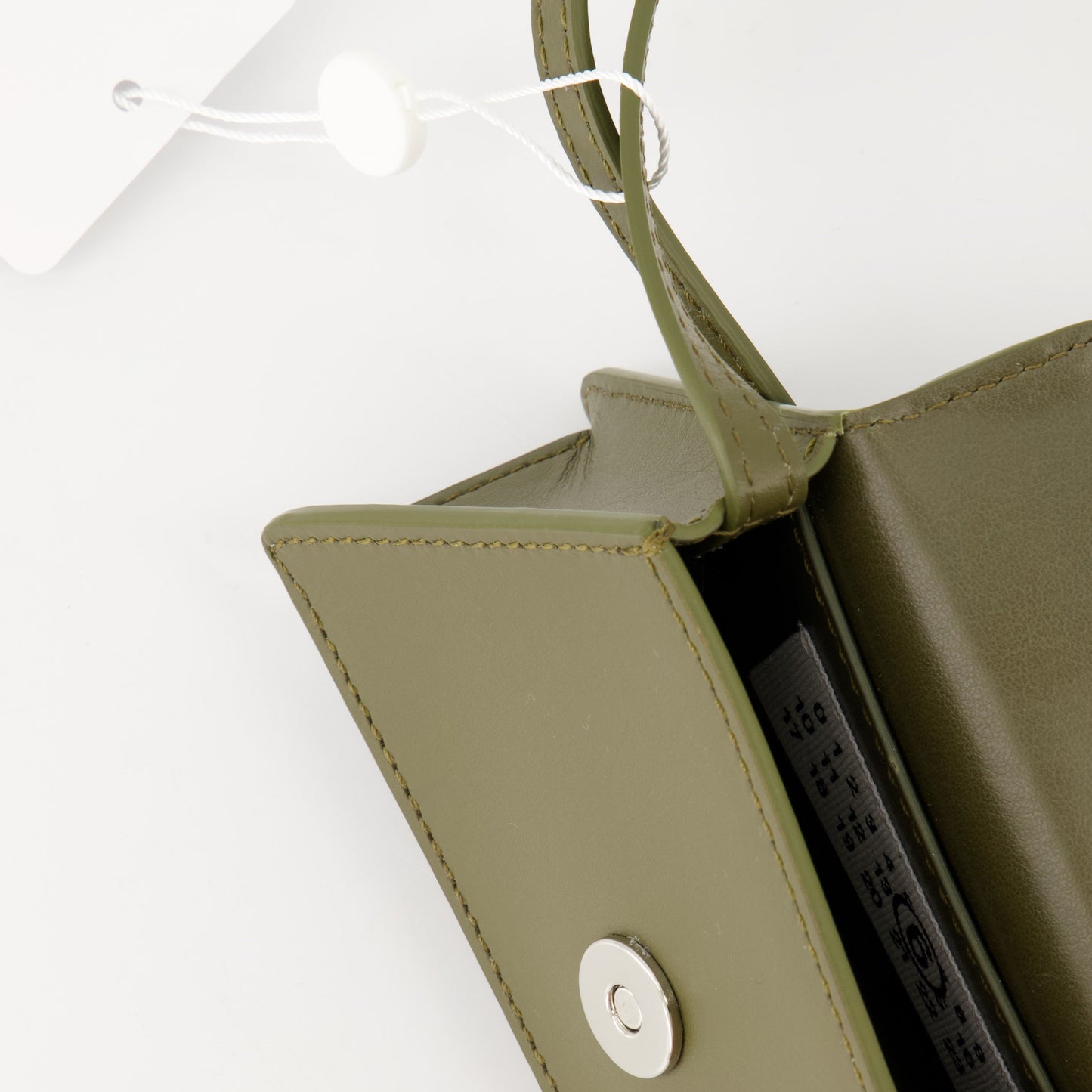 MM6, leather crossbody bag, luxury mini bag, green leather bag, high-end accessories