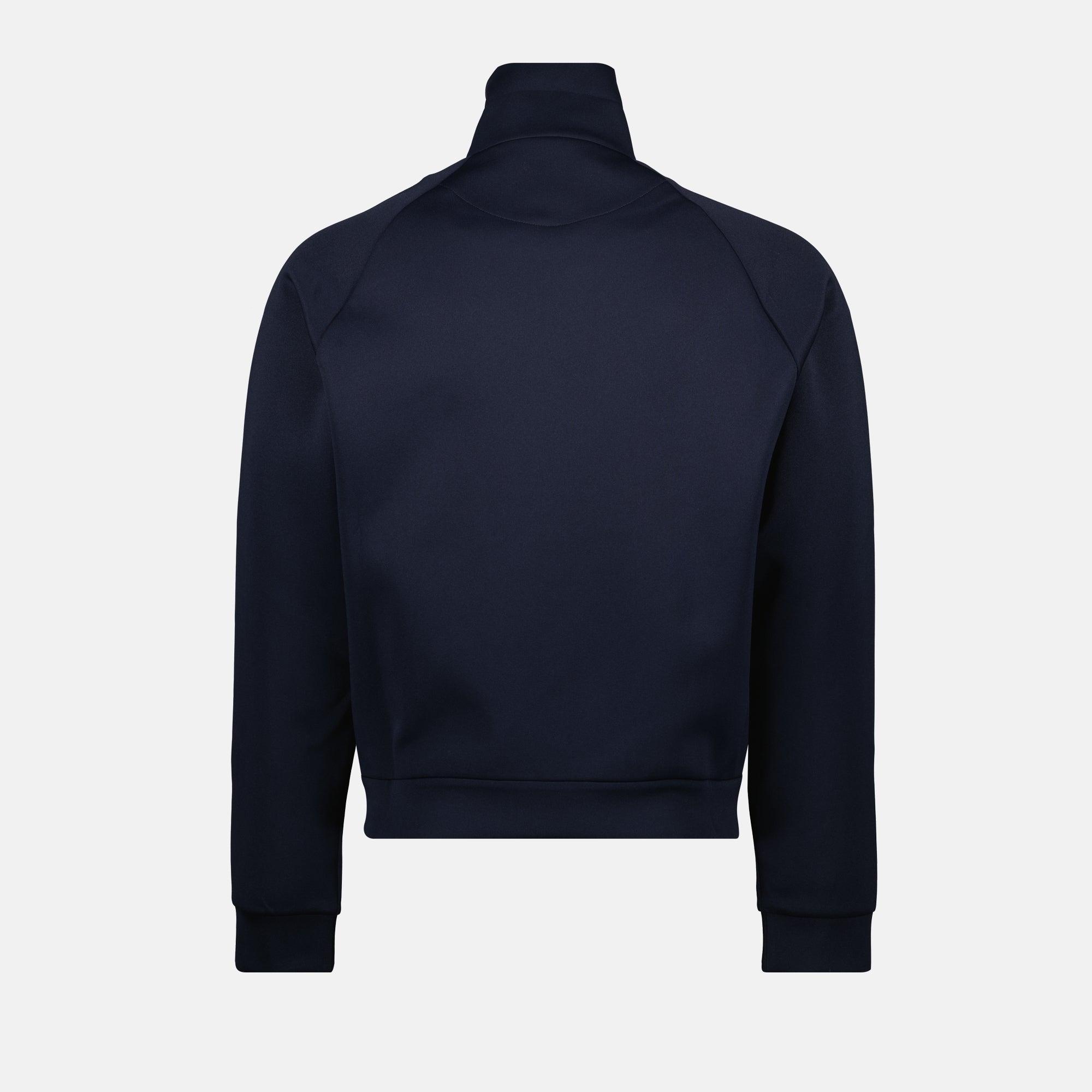 Prada jacket, technical fabric, navy zip jacket, men's outerwear, fall winter collection