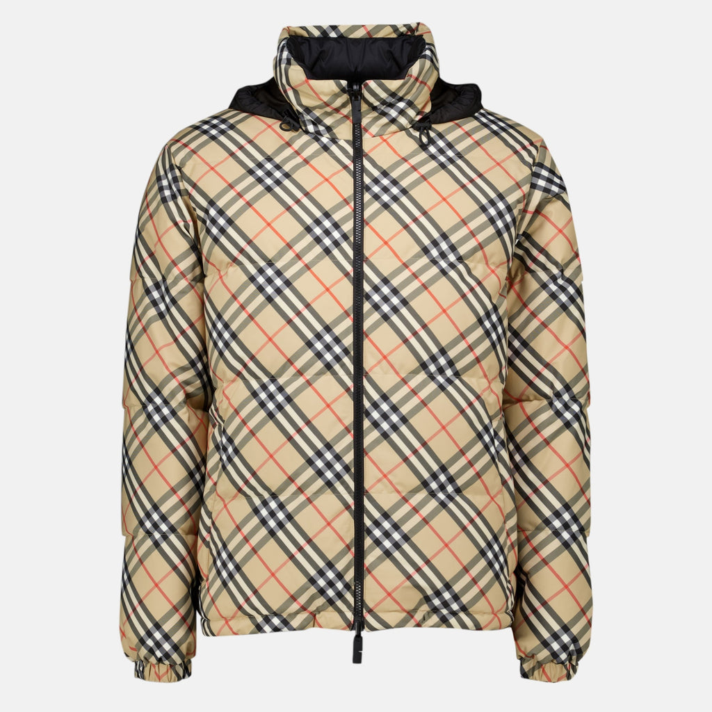 Reversible Check Quilted Jacket