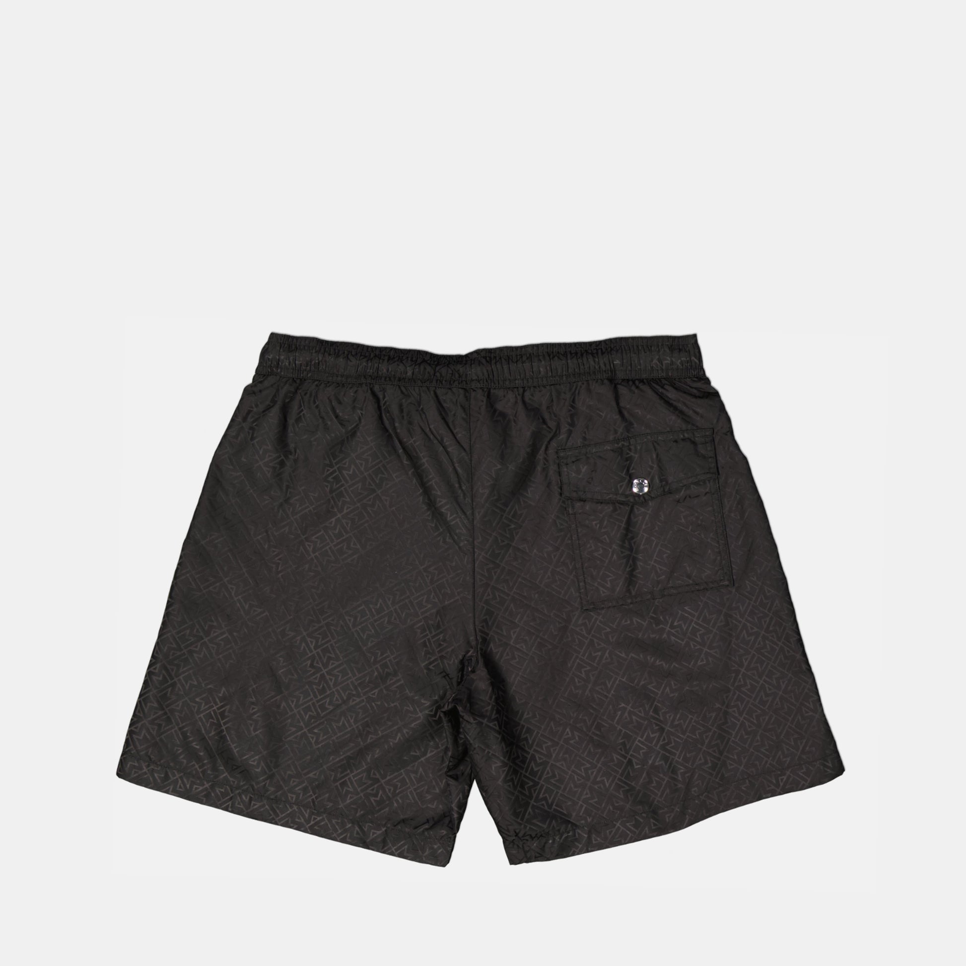 swim shorts, Moncler, black swimwear, men's swimwear, recycled nylon shorts