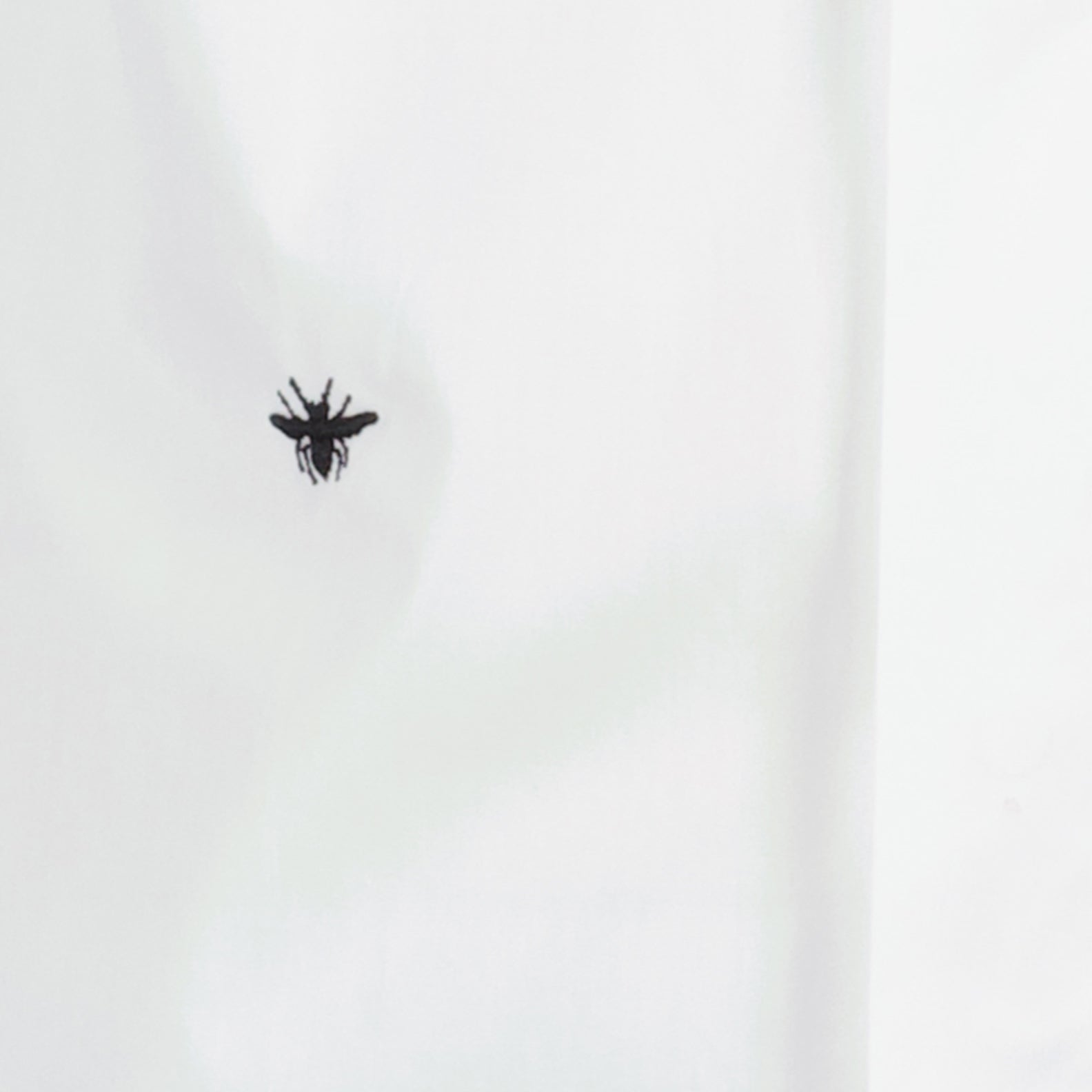 Image of White Bee Shirt by Dior for Men - Season Autumn-Winter 2024 - Detail View 1