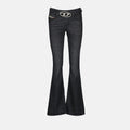 デニムの画像 1969 D-Ebbey-S2 ブーツカットジーンズ by ディーゼル for Women - シーズン 秋冬 2024 - 前面ビュー